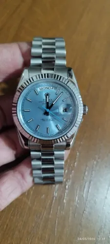 RELÓGIO AUTOMÁTICO RLX DAY-DATE ICE
