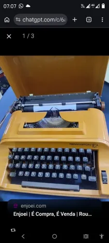 Máquina de escrever manual