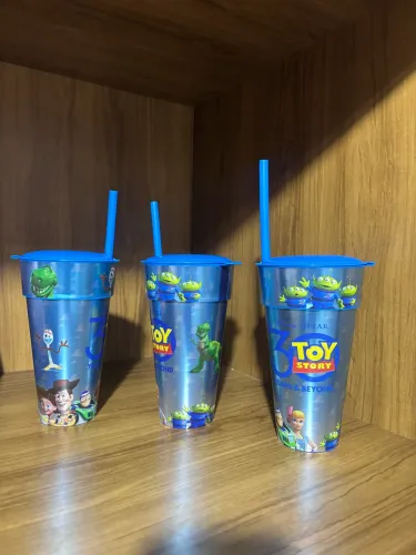 Toy Story Lote Copo com porta Snacks edição comemorativa 
