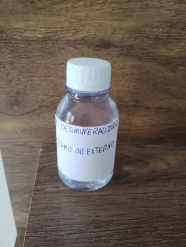 Gel desmineralizada interno ou externo para carros