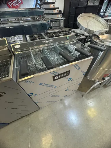 FRITADOR ELETRICO 5 CESTOS 10000W ZONA FRIA OLEO METALCUBAS