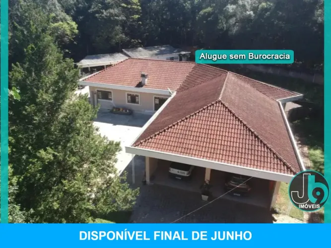 Casa Estilo Chácara Alugar Augusta 340m² Mobiliado Com 5 Dormitórios, 4 Banheiros e 4 Vaga