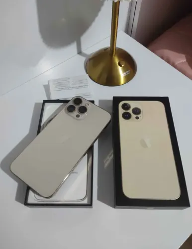 iPhone 13 Pró Max Gold 128 Gigas Completo
