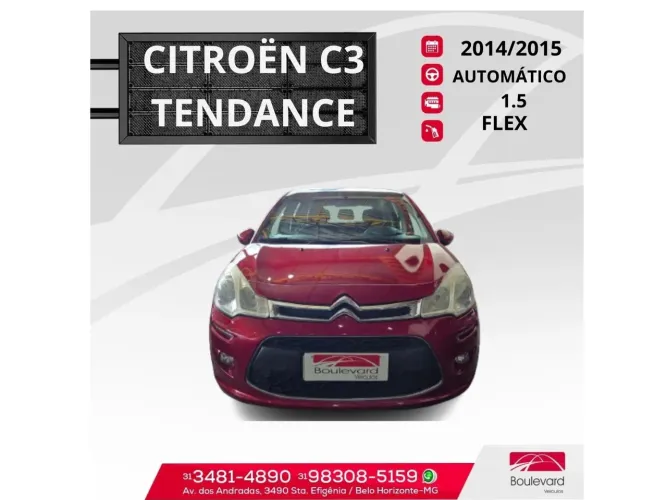 Citroen C3 Tendance 1.6 VTI Flex Start 16V Aut. 2015