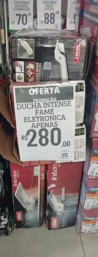 DUCHA INTENSE FAME ( DETALHE NA CAIXA) PRODUTO NOVO