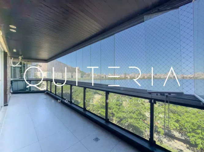 Apartamento à venda, Frontal Lagoa, Av Epitácio Pessoa, com varanda, 3 suítes e 2 vagas