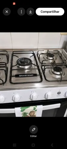Fogão Brastemp elétrico 5 bocas