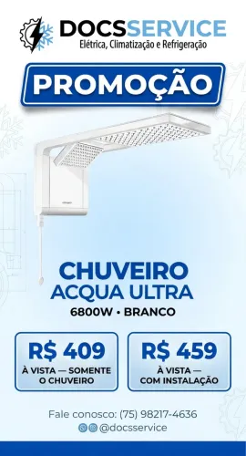Chuveiro Lorenzetti Acqua Duo ULTRA