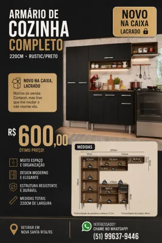 COZINHA NA CAIXA LACRADAA