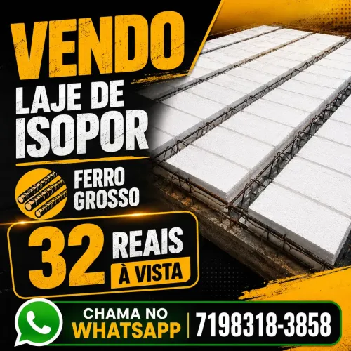 Laje de Isopor H8 