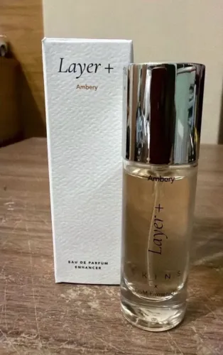 perfume skins layert ambery 10ml na caixa 100% original