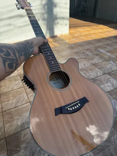 Violão Aço com captação sonora