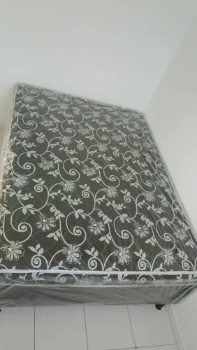 Cama box casal espuma 