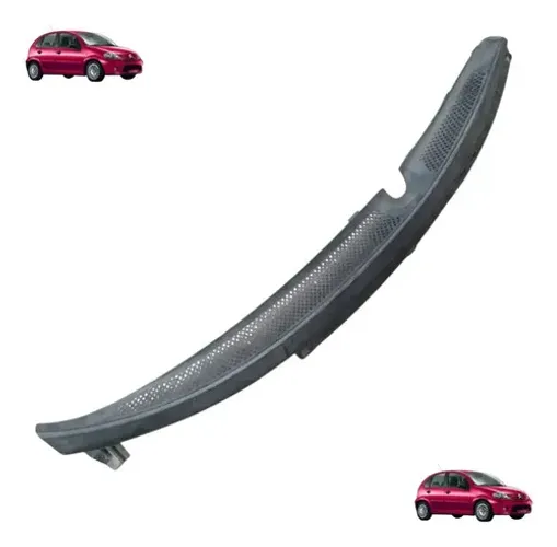 Grade Churrasqueira Citroen C3 2003 A 2012 Preto Plástico