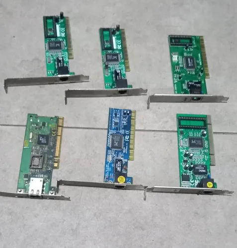 Lote 6 placa de rede pci