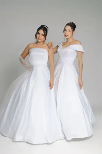 Vestidos de noiva minimalista