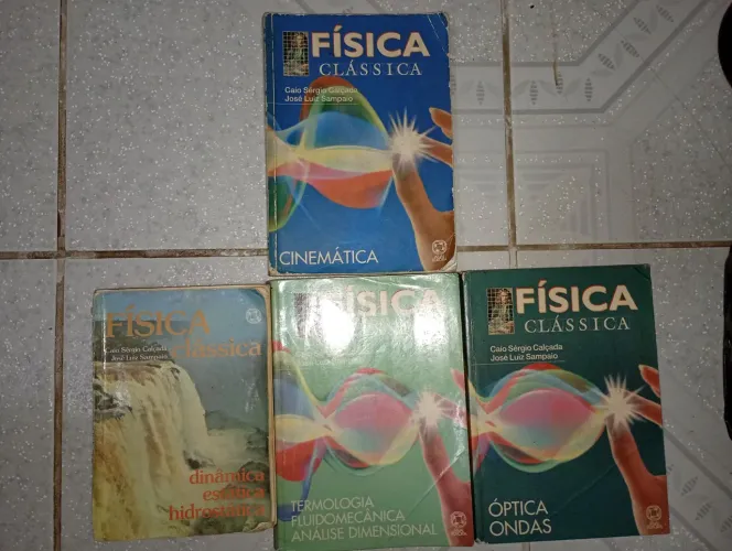 Livros física clássica calçada - *melhor edição*