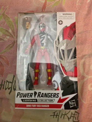 Power rangers dino fury completo na caixa