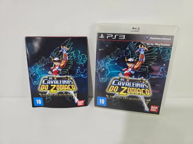 Jogo Os Cavaleiros Do Zodíaco Saga do Santuário PS3 Original !!!