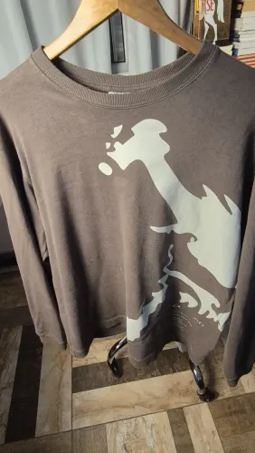 Camiseta Oakley x Piet big skull ls brown - P - estado novíssima