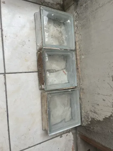 3 Tijolinhos de vidro 