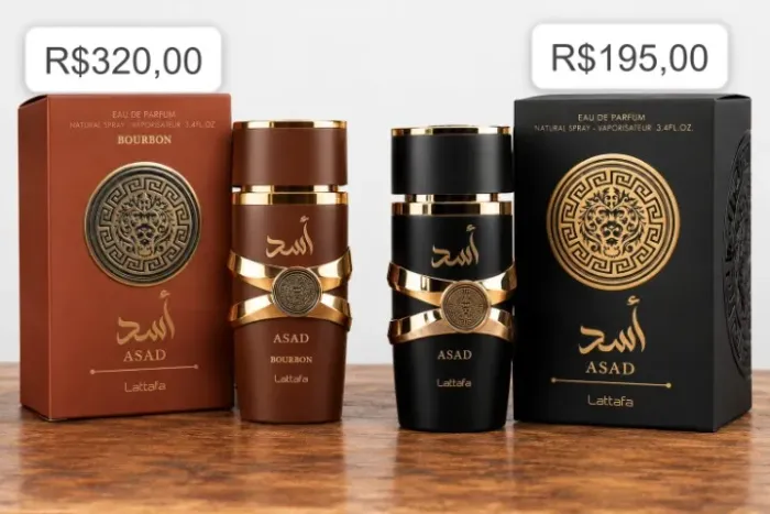 Perfume Asad Masculino ou Asad Bourbon Lattafa 100ml - Original Eau de Parfum Lacrado