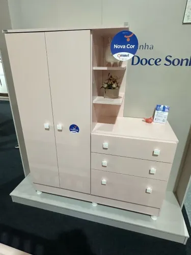 Guarda Roupa Infantil com Cômoda 3 Gavetas (Novo) Entrega Grátis!