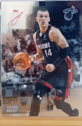 card nba topps signature class 25/26 tyler herro after image + brinde