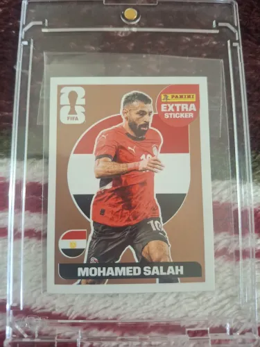 Figurinha Extra Sticker Bronze Mohamed Salah Original