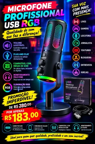 Microfone profissional