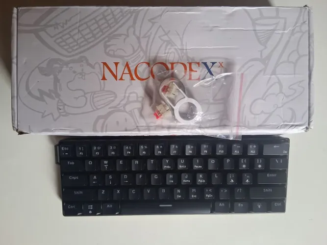 Teclado mecânico ajazz nk61 60%