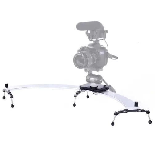 Trilho circular filmagem câmera canom sony