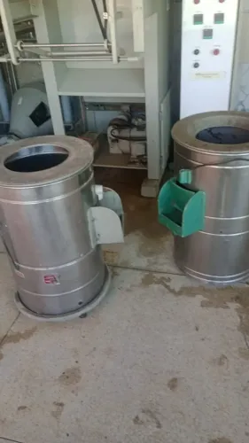 Descascador de Batatas e Legumes Industrial Inox - Motor Ok / Precisa Revisão