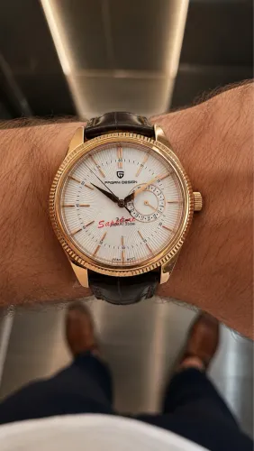 Pagani Design PD-1689 Safira Seiko VH65 Rose Gold | Novo