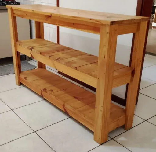 Armário de Pinus Rústico 