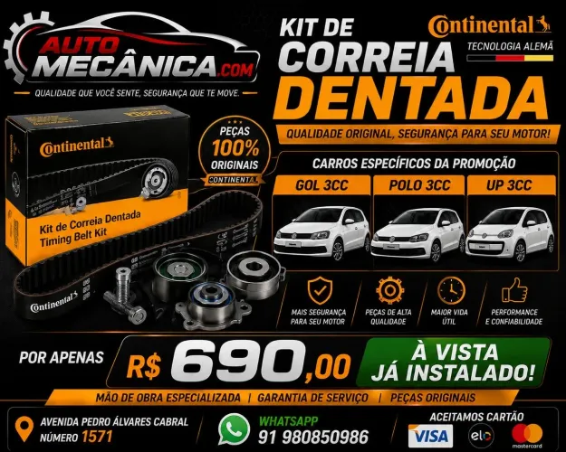 KIT CORREIA DENTADA
