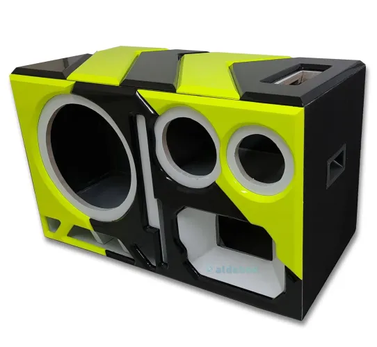 Caixa 4 vias Bob car 12 medio de 8 AldeBox