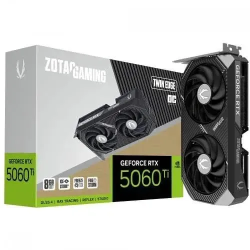 Placa vídeo nvidia rtx 5060ti 8gb zotac nova lacrada