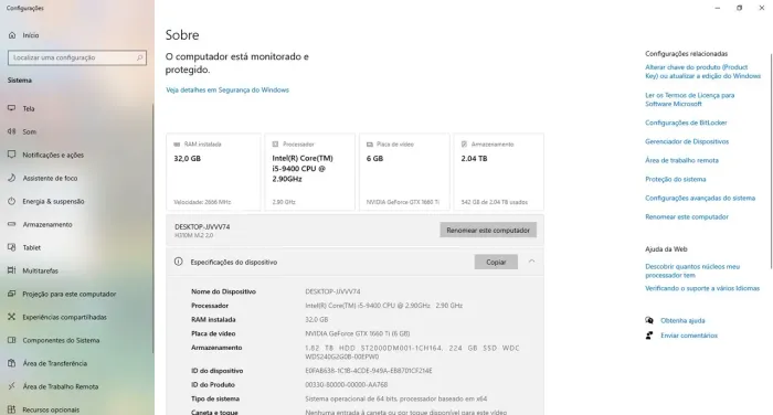 PC Gamer Ótimo Estado e Configuração