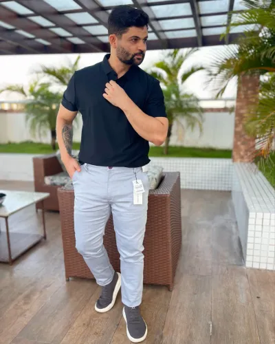 Polo Tech Premium Masculina | Calça Esporte Fino | Pronta Entrega