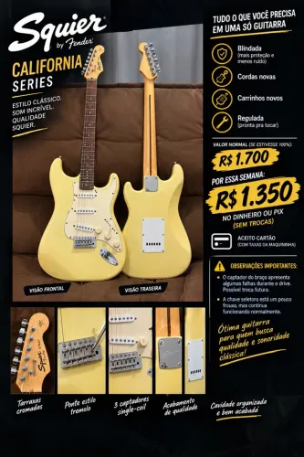 Guitarra Squier California Series (leia)