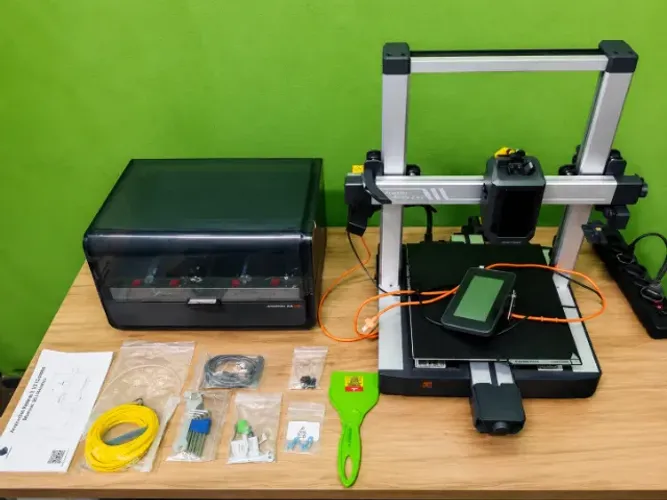 Impressora Anycubic Kobra 3 v2, 4 meses de uso, +Bico Reserva