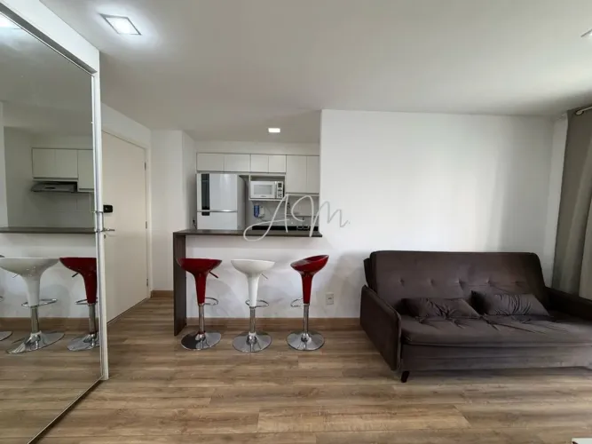 Apartamento de 1 dormitório mobiliado para locação no Campo Belo