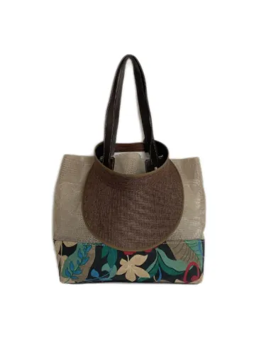 Bolsa de Praia com alça de couro + Viseira Feminina para sol praia