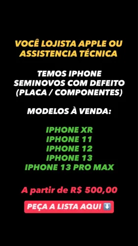 iPhones com defeitos