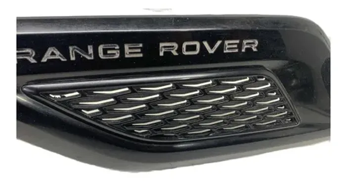 Grade Esquerda Ventilação Capo Range Rover Sport 2014 2018 Preto Brilhante