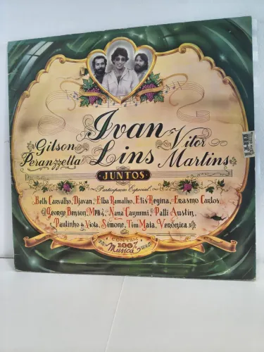 LP vinil Ivan Lins Juntos: Djavan, Tim Maia,Paulinho da Viola, Elis Regina, Erasmo Carlos