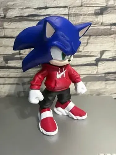 Boneco Sonic Urbano 3D