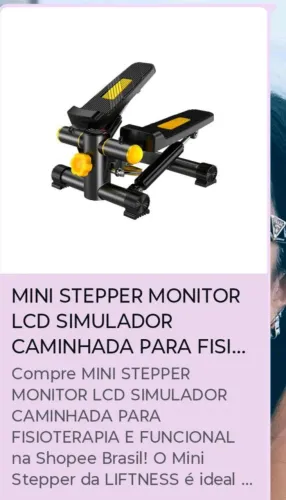 Mini STEPPER(Simulador de caminhada)