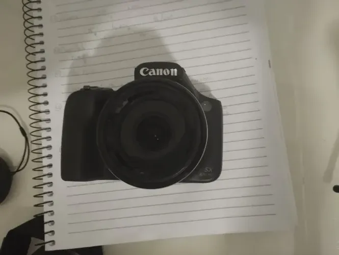 Camera canon PowerShot SX520hs lente quebrada